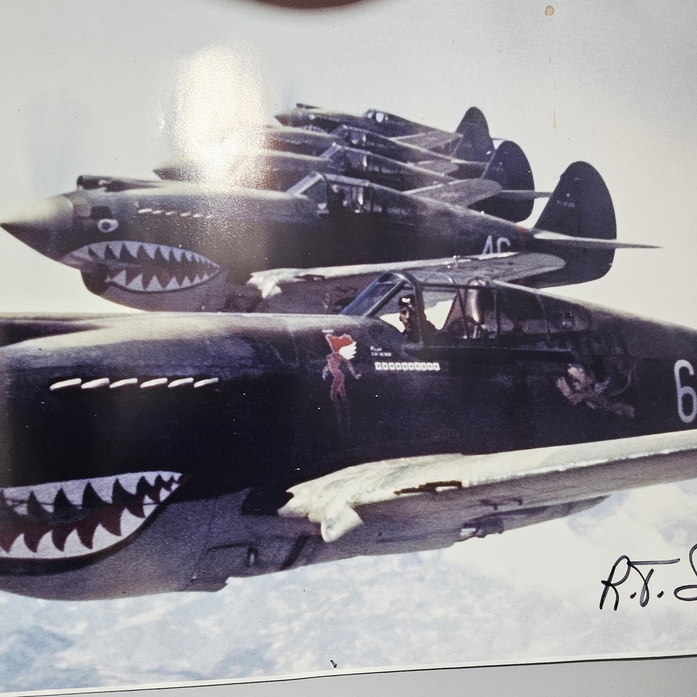 Vintage Fighter Plane Photo Print